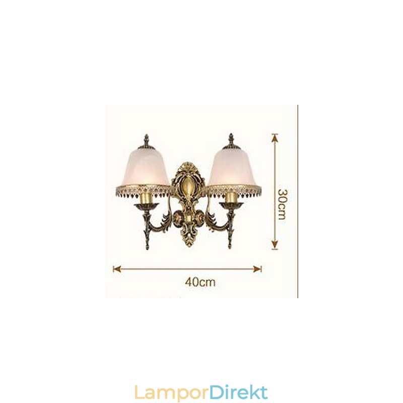 Vintage Elektropläterad Funktion Downlight Vägglampor Vägglampa