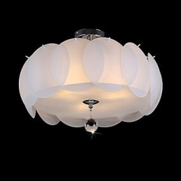 3 Ljus Glas Ljuskrona Modern Hängande Ljus Familj