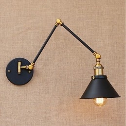 Vintage Country Elektropläterad Funktion För Mini Style Swing Arm Eye Protection Downlight Swing Arm Lights