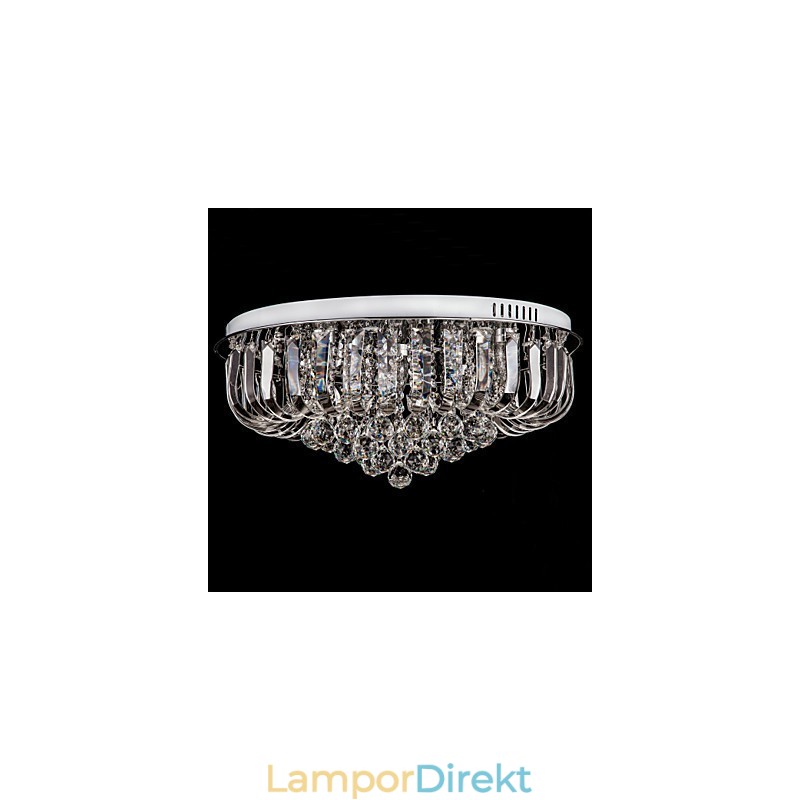 Flush Mount Crystal Traditionell Klassisk Metall