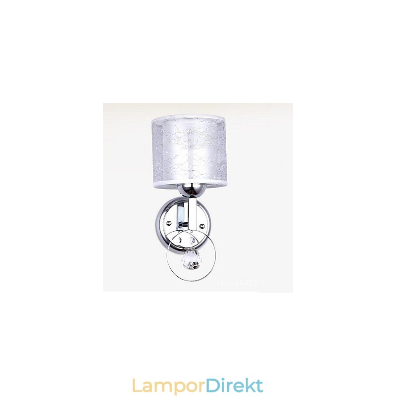 Kristall Modern Och Modern Elektropläterad Feature Uplight Vägglampor Vägglampa