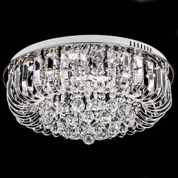 Flush Mount Crystal Traditionell Klassisk Metall