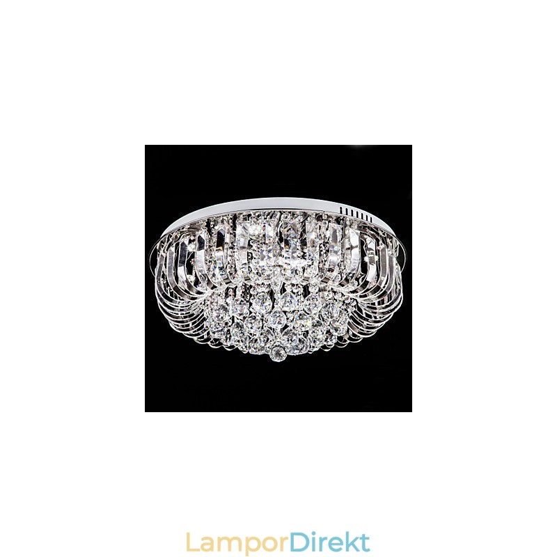 Flush Mount Crystal Traditionell Klassisk Metall