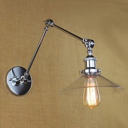 Vintage Country Retro Electroplate Funktion För Mini Style Swing Arm Ambient Light Swing