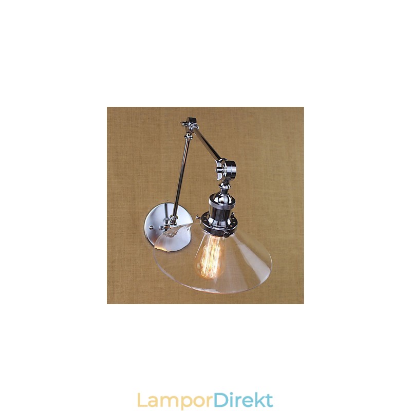 Vintage Country Retro Electroplate Funktion För Mini Style Swing Arm Ambient Light Swing