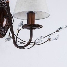 Rustik Lodge Country Galvaniserad Funktion För Mini Style Ambient Light Wall Sconces Wall Light