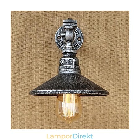 Rustik Lodge Målningsfunktion För Ambient Light Wall Sconces Wall Light Silver Rustik Lodge Målningsfunktion För Ambient Light Wall Sconces Wall Light Silver
