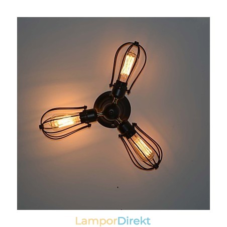 Traditionell Klassisk Vintage-Minimålning Metal Flush Mount Traditionell Klassisk Vintage-Minimålning Metal Flush Mount