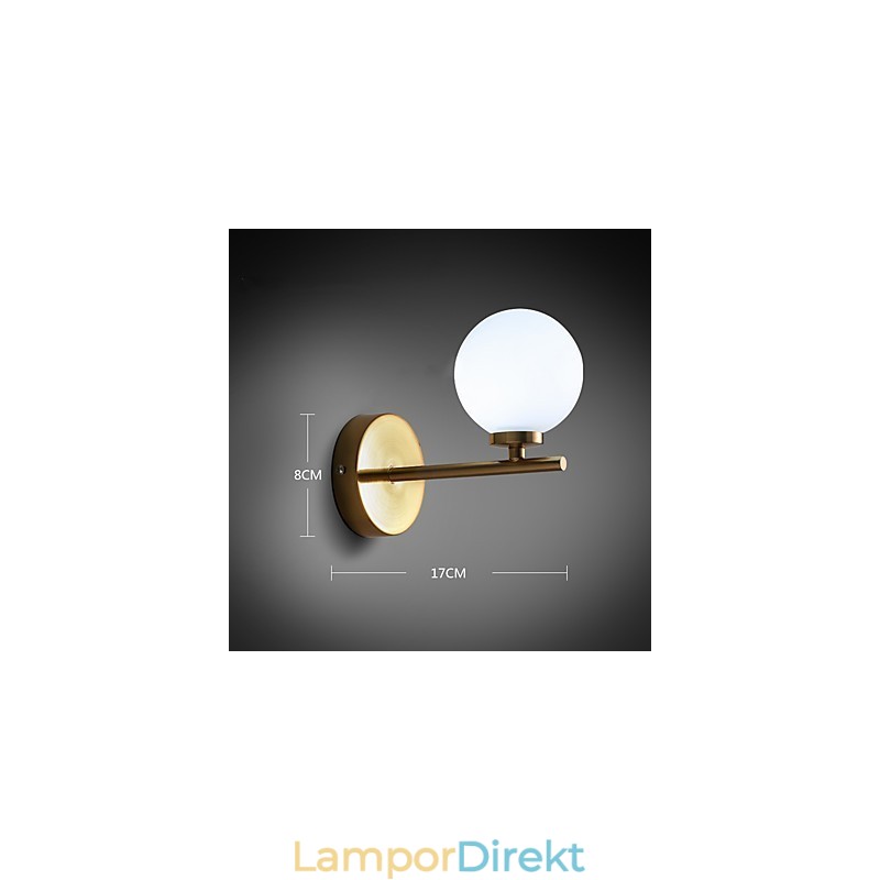 Modern Och Modern Galvaniserad Funktion För Mini Style Ambient Light Wall Sconces Wall Light