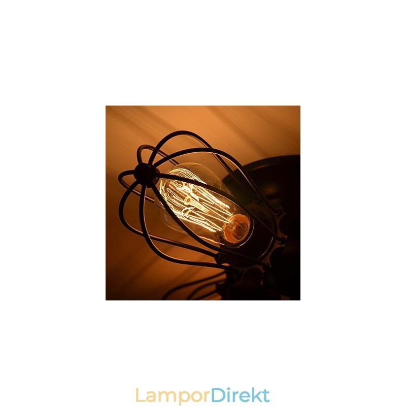 Traditionell Klassisk Vintage-Minimålning Metal Flush Mount