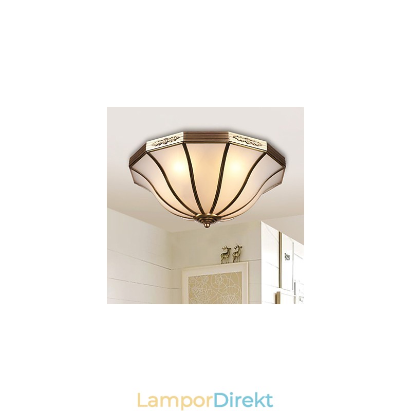 Modern Och Modern Dekorativ Design Av Koppar Takljusfamilj