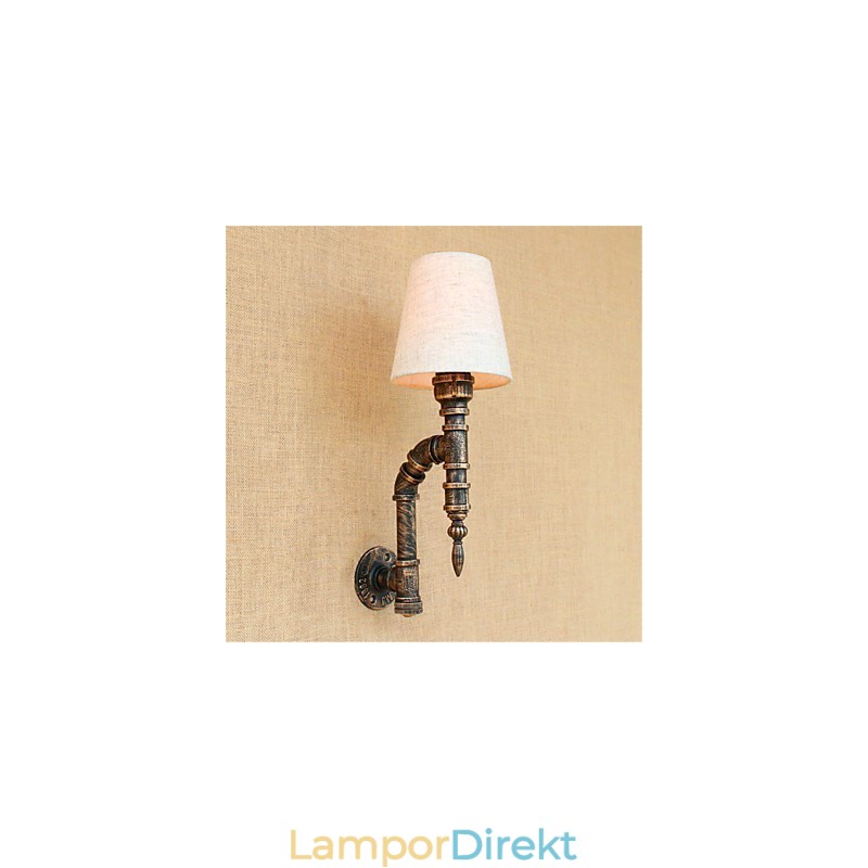 Rustik Lodge Country Antik Mässing Funktion För Ambient Light Wall Sconces Wall Light