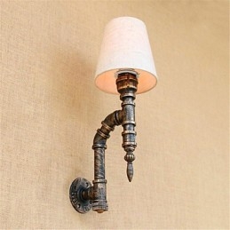 Rustik Lodge Country Antik Mässing Funktion För Ambient Light Wall Sconces Wall Light