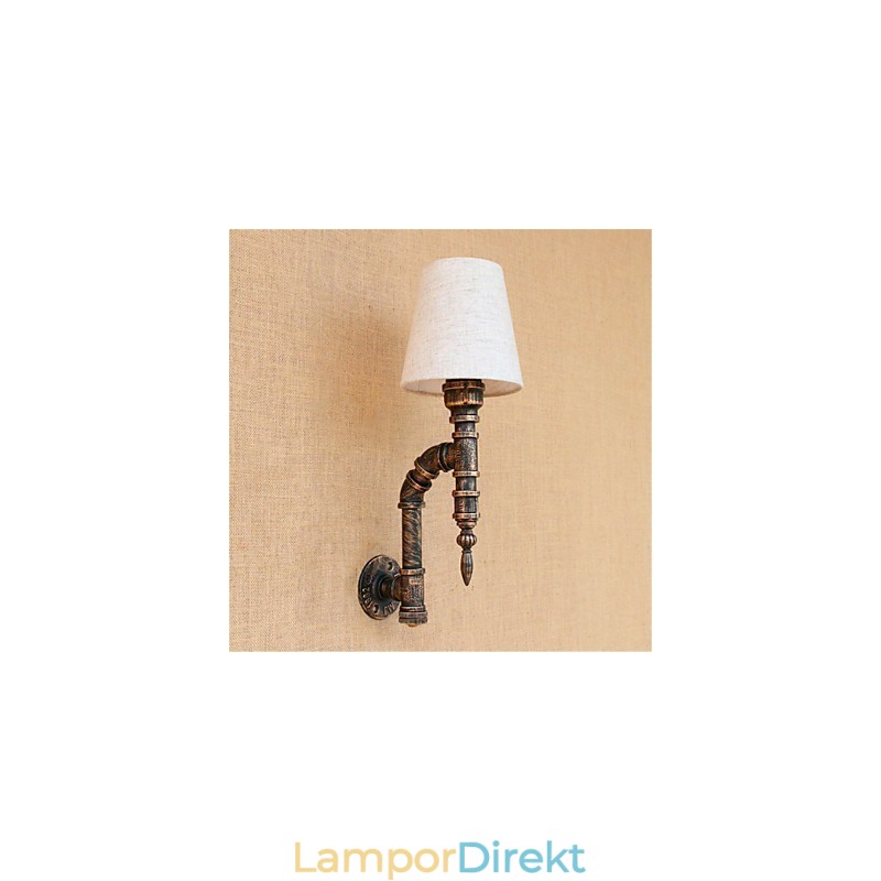 Rustik Lodge Country Antik Mässing Funktion För Ambient Light Wall Sconces Wall Light