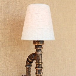Rustik Lodge Country Antik Mässing Funktion För Ambient Light Wall Sconces Wall Light