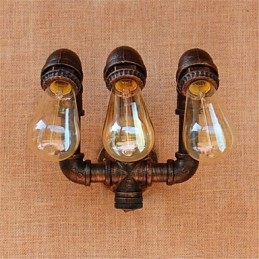 Rustik Lodge Country Painting Feature För Ambient Light Wall Sconces Wall Light