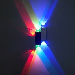 Modern Samtida Målningsfunktion För Mini Style Ambient Light Flush Mount Vägglampor