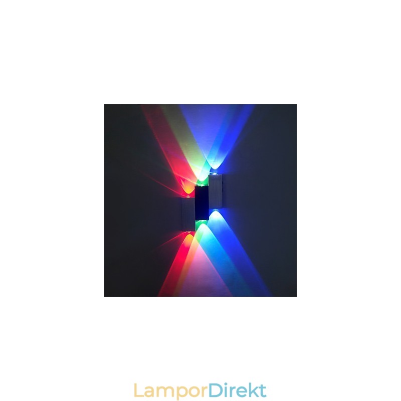 Modern Samtida Målningsfunktion För Mini Style Ambient Light Flush Mount Vägglampor