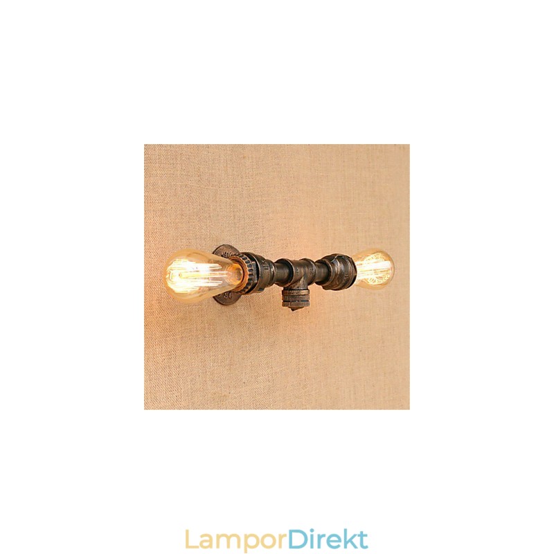 Rustik Lodge Målningsfunktion För Omgivande Ljus Vägglampor Vägglampa