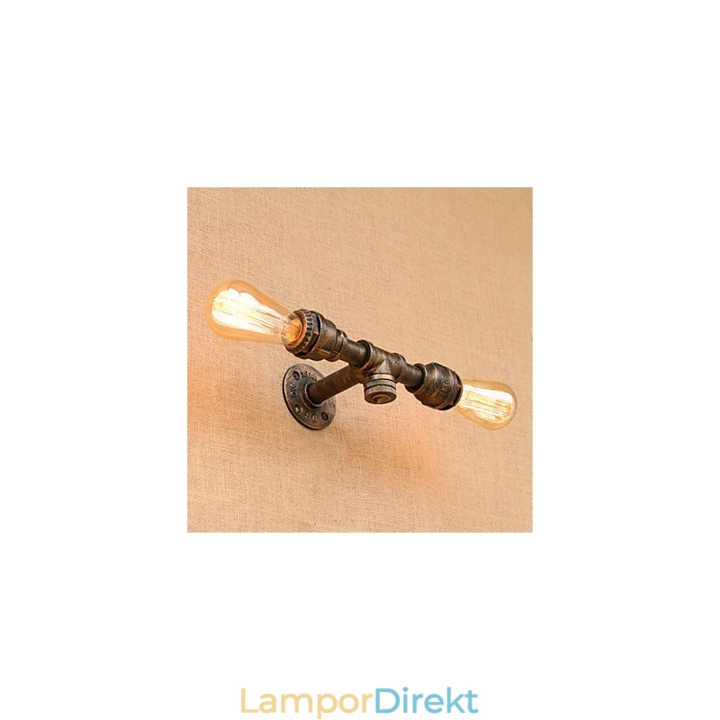 Rustik Lodge Målningsfunktion För Omgivande Ljus Vägglampor Vägglampa