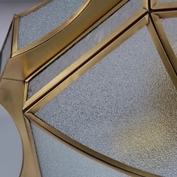 Modern Och Modern Dekorativ Design Av Koppar Takljusfamilj