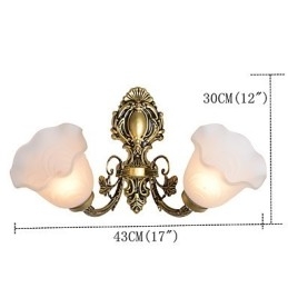 Country Painting Feature För Mini Style Uplight Wall Sconces Wall Light