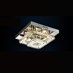 Kristalltaklampor Flush Mount Clear Eller Amber K9 För Inomhus Ce