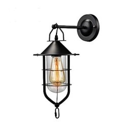 Europeisk Stil Vägglampa Balkong Gång Utomhus Lampa Retro Industriell Vindbar Innergård Trappor Sovrum Vägg