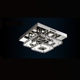 Kristalltaklampor Flush Mount Clear Eller Amber K9 För Inomhus Ce