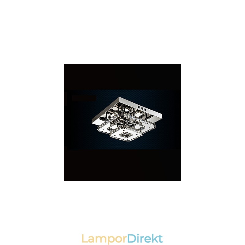 Kristalltaklampor Flush Mount Clear Eller Amber K9 För Inomhus Ce