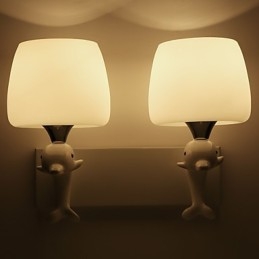 Modern Samtida Målningsfunktion För Ögonskydd Ambient Light Wall Sconces Wall Light