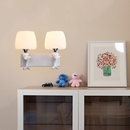 Modern Samtida Målningsfunktion För Ögonskydd Ambient Light Wall Sconces Wall Light