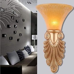 Modern Och Modern Traditionell Klassisk Rustik Lodge-Målningsfunktion För Crystal Mini Style Ambient