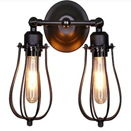 Traditionell Klassisk Rustik Lodge Country Målning Funktion För Svängarm Ambient Light Wall Sconces Vägglampa