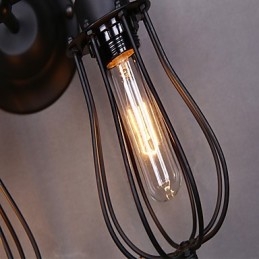 Traditionell Klassisk Rustik Lodge Country Målning Funktion För Svängarm Ambient Light Wall Sconces Vägglampa