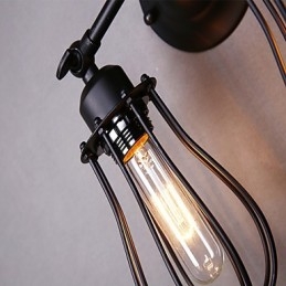 Traditionell Klassisk Rustik Lodge Country Målning Funktion För Svängarm Ambient Light Wall Sconces Vägglampa