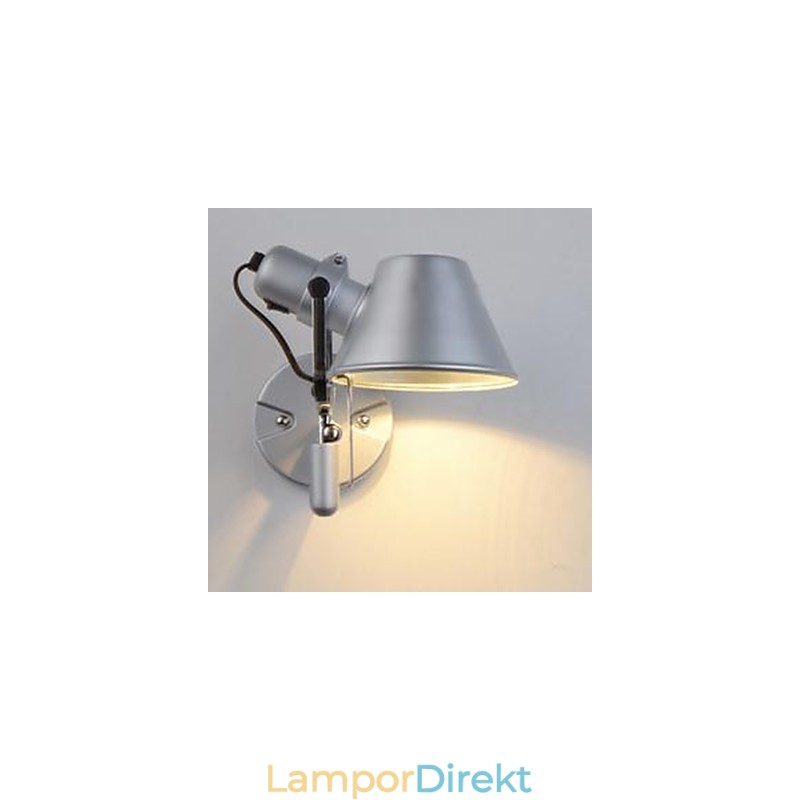 Modern Samtida Silverfunktion För Ögonskydd Ambient Light Wall Sconces Wall Light