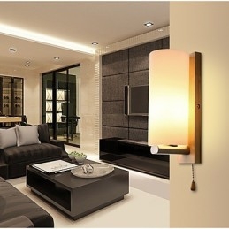 Modern Samtida Målningsfunktion För Ögonskydd Ambient Light Wall Sconces Wall Light