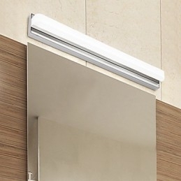 Integrerad Modern Och Modern Kromfunktion För Omgivande Ljus Badrumsbelysning Vägglampa