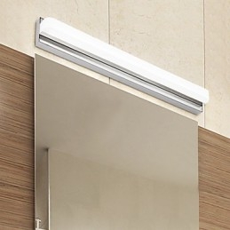 Integrerad Modern Och Modern Kromfunktion För Omgivande Ljus Badrumsbelysning Vägglampa