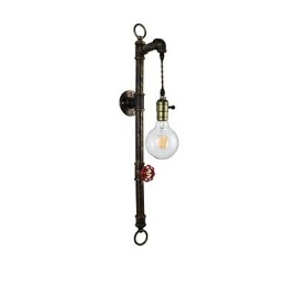 Vägglampa Vägglampor Väggjärn Vägglampa Stum Svart Ljussabel Lampa På Vägg