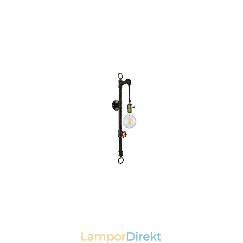 Vägglampa Vägglampor Väggjärn Vägglampa Stum Svart Ljussabel Lampa På Vägg