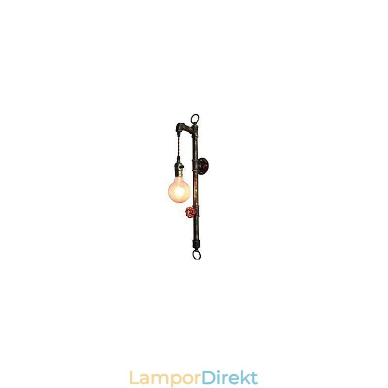 Vägglampa Vägglampor Väggjärn Vägglampa Stum Svart Ljussabel Lampa På Vägg