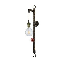 Vägglampa Vägglampor Väggjärn Vägglampa Stum Svart Ljussabel Lampa På Vägg