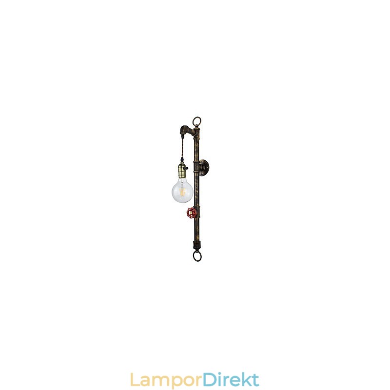Vägglampa Vägglampor Väggjärn Vägglampa Stum Svart Ljussabel Lampa På Vägg