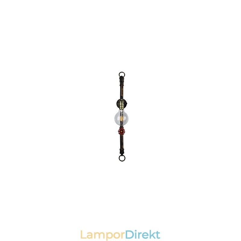 Vägglampa Vägglampor Väggjärn Vägglampa Stum Svart Ljussabel Lampa På Vägg