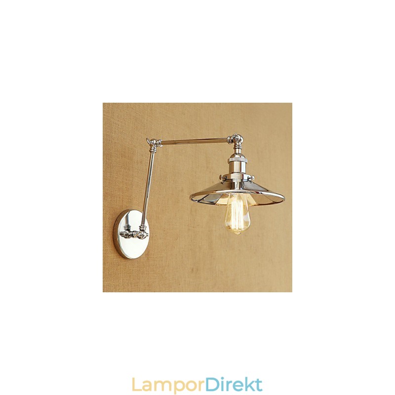 Rustik Lodge Country Retro Elektropläterad Funktion För Mini Style Swing Arm Ambient Light