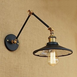 Rustik Lodge Country Retro Elektropläterad Funktion För Mini Style Swing Arm Ambient Light