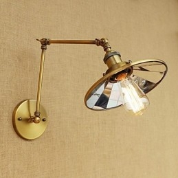 Rustik Lodge Country Retro Elektropläterad Funktion För Mini Style Swing Arm Ambient Light