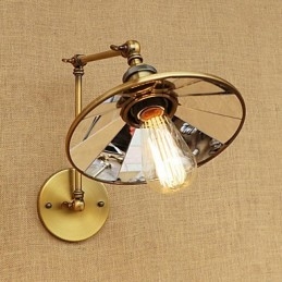 Rustik Lodge Country Retro Elektropläterad Funktion För Mini Style Swing Arm Ambient Light